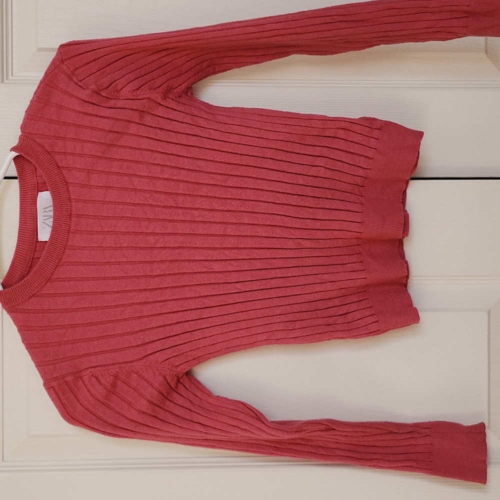 Zara girls knit top